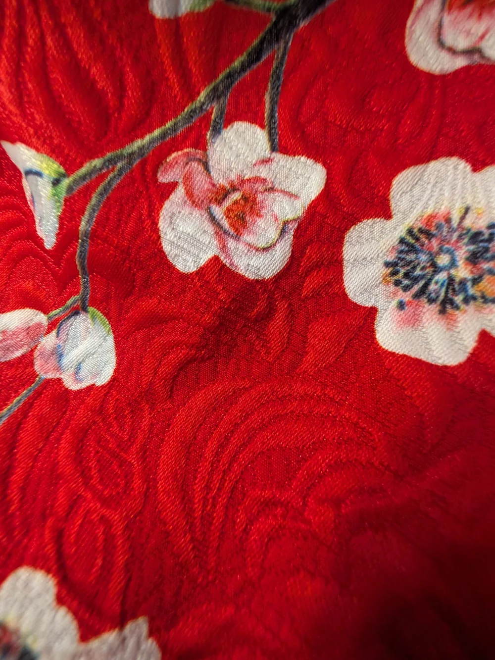 Ipuang Girls vibrant floral print classic A-Line knee length Holiday Dress Sz 4